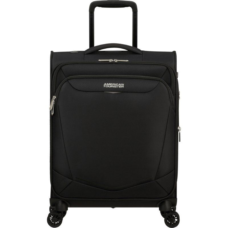 Maleta De Cabina American Tourister Summerride Spinner 55cm 55x40x23cm 4 Ruedas Negro