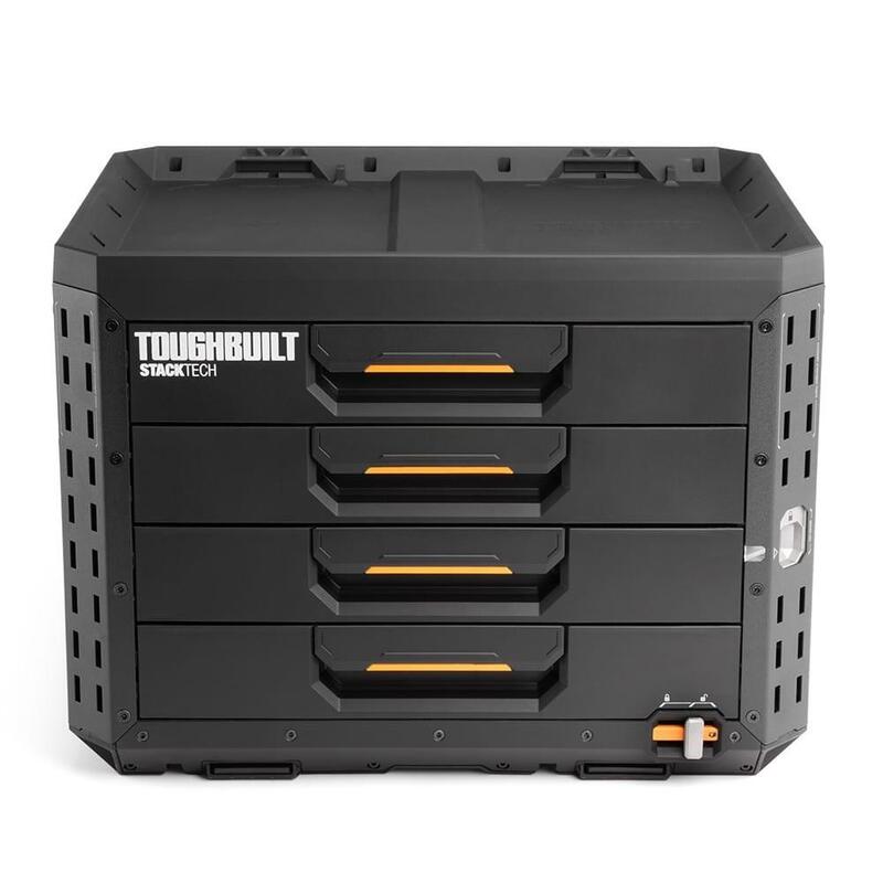 Maletín Stacktech De 4 Cajones Con Cierre; 53 X 40,5 X 39,5 Cm