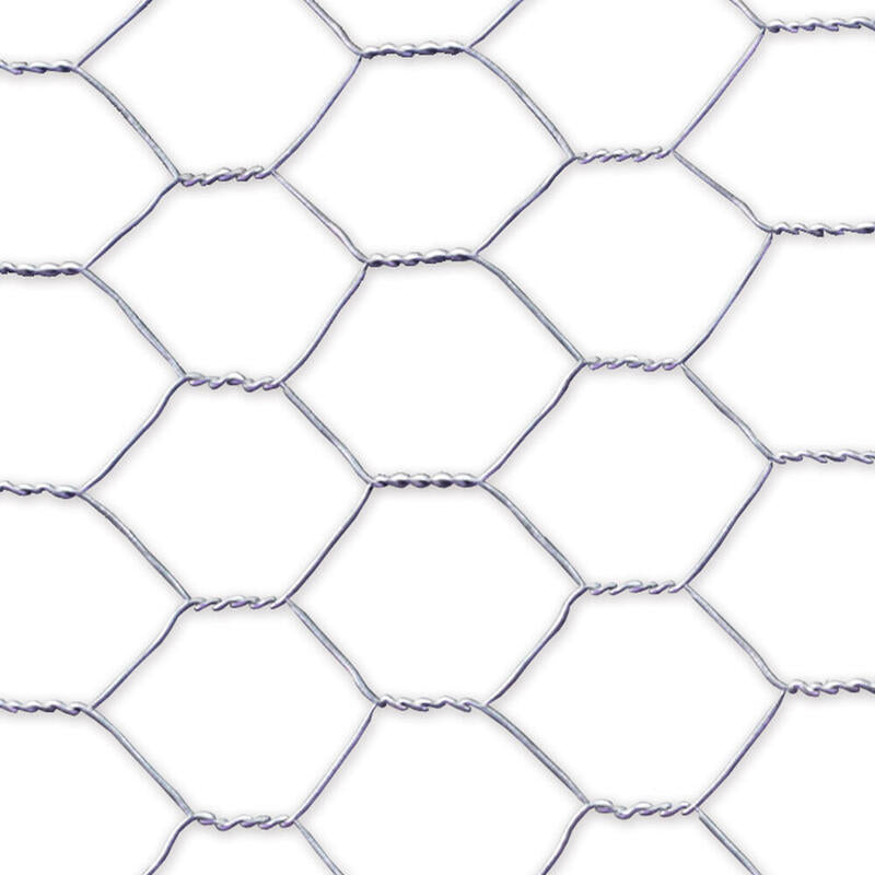 Malla Metalica De Triple Torsion Galvanizada Cuadro: 19x0,7mm / 0,5x10m