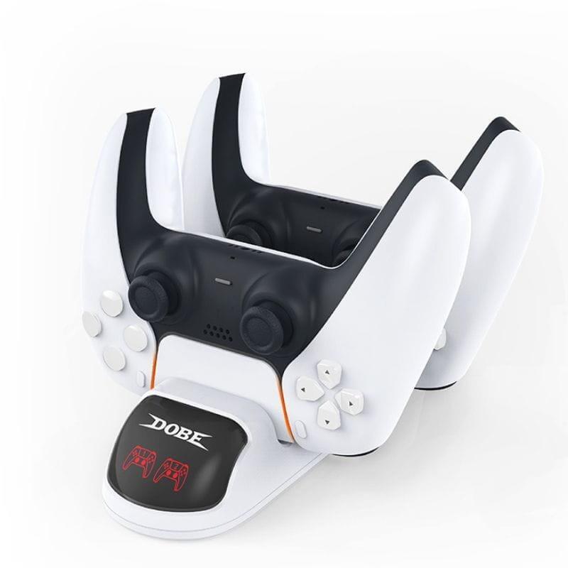 Mandos Dobe Tp5-0506 Para Ps5 Base De Carga Blanco