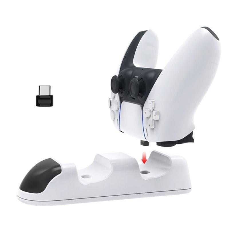 Mandos Dobe Tp5-0506 Para Ps5 Base De Carga Blanco