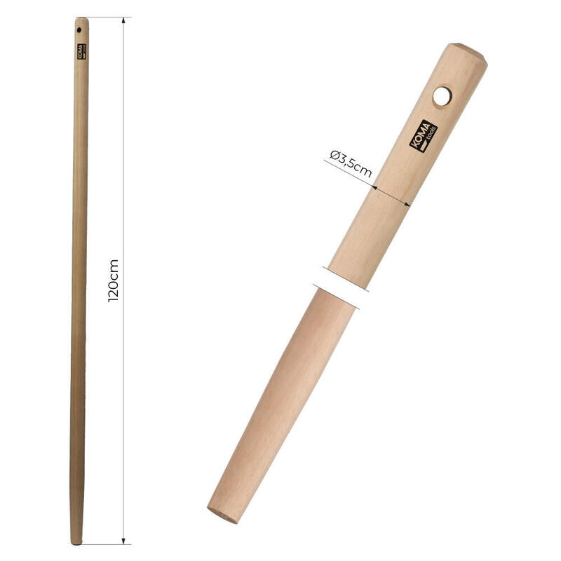Mango Para Raedera/Pala Ø3,5cm X 120cm Amp1200 Koma Tools