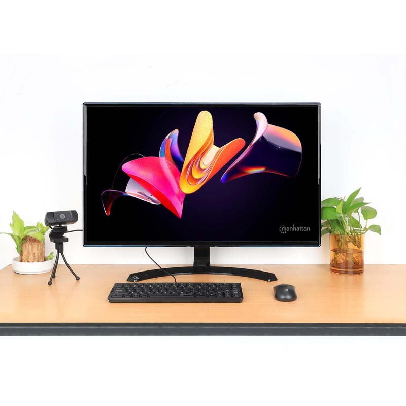 Manhattan Slim Usb Mini-Teclado 1.5m Cable Negro