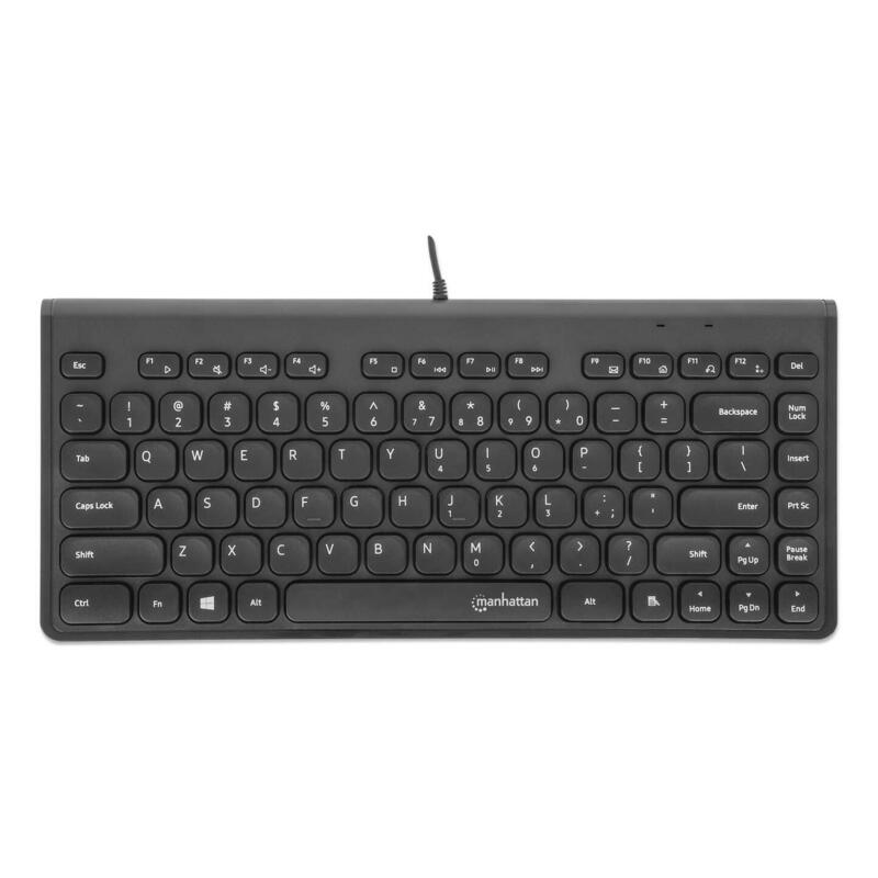Manhattan Slim Usb Mini-Teclado 1.5m Cable Negro