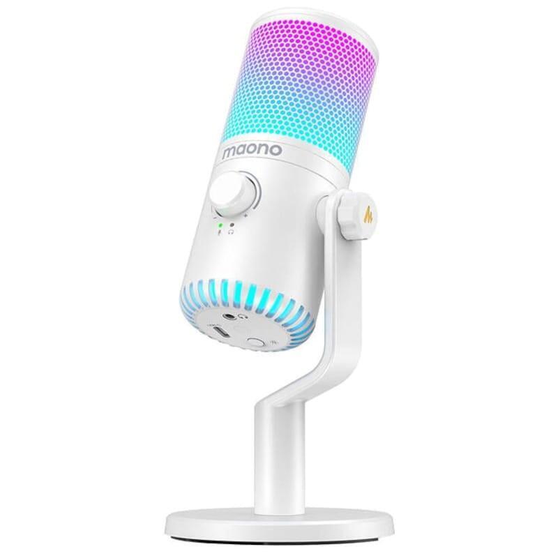 Maono Dm30rgb Rgb Blanco Micrófono Usb Para Grabación Y Transmisión En Pc