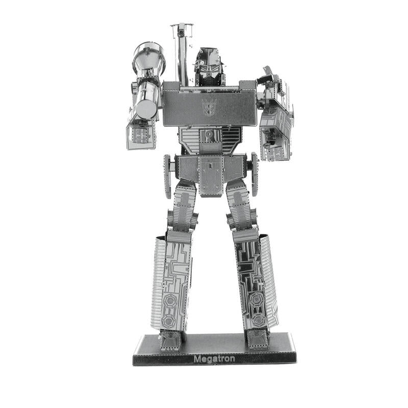 Maqueta 3d Metal Fascinations Megatron Transformers Montaje Sin Pegamento Ni Soldadura Maquetas 3d