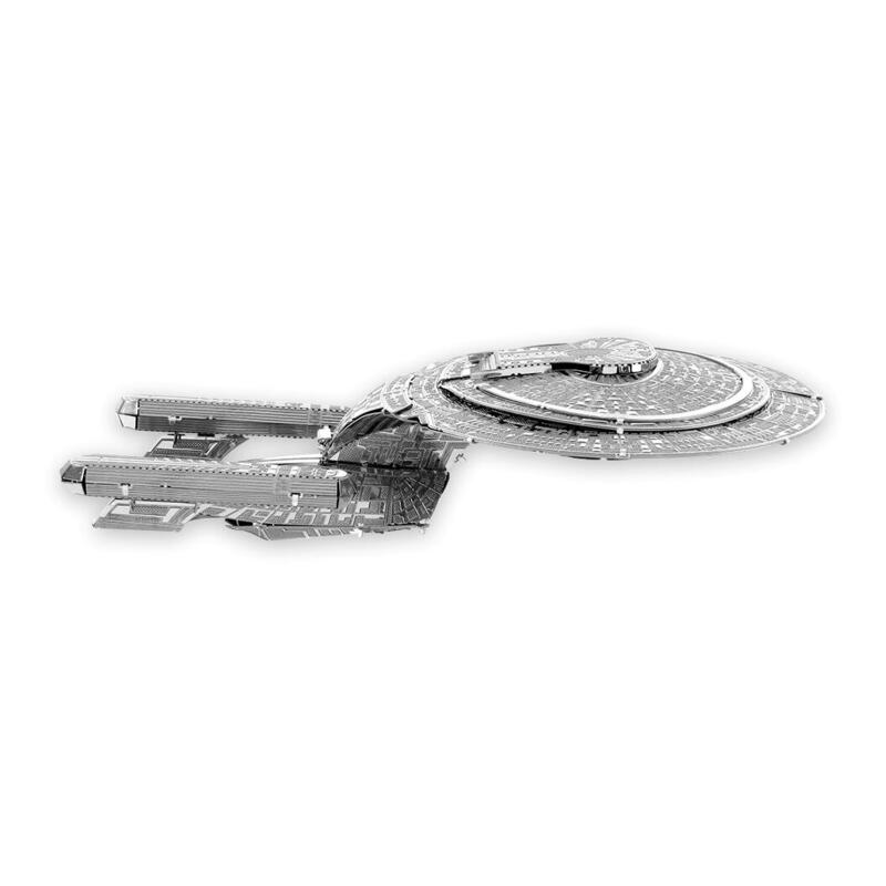 Maqueta 3d Metal Fascinations Star Trek U.S.S. Enterprise Montaje Sin Pegamento Ni Soldadura