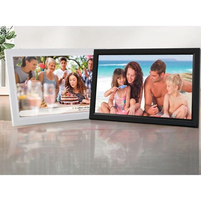 Marco De Fotos Digital Con Wifi Pantalla De 15,6 Pulgadas Táctil Ips Hd De 1920x1080 Tarjeta De Memoria 32gb Incluida - Color Negro