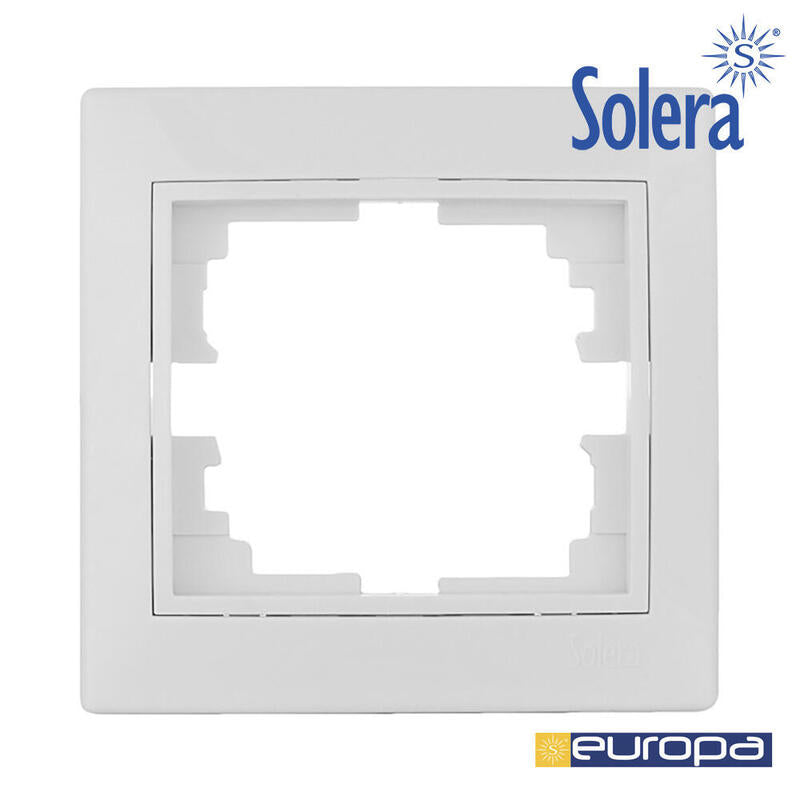 Marco Para 1 Elemento Blanco Serie Europa 83 X 81 X 10 Mm