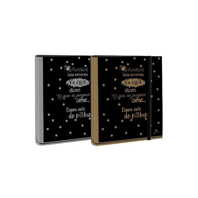 Mariola Carpeta 4 Anillas Mixtas 40mm Folio C/Goma Cartón Forrado Plastificado 6 Frases Surtidas