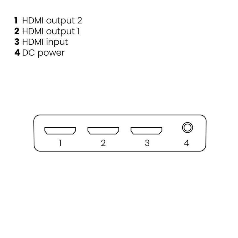 Marmitek Hdmi Splitter Split 612 Uhd 2.0