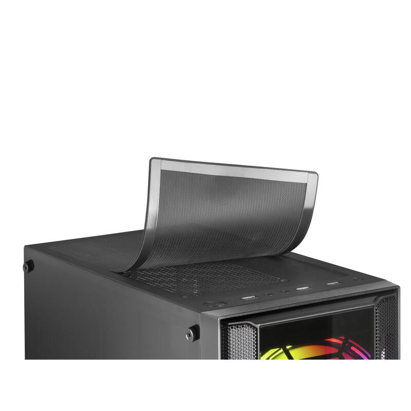Mars Gaming Mc500 Carcasa De Ordenador 2 Ventiladores Frgb Negro