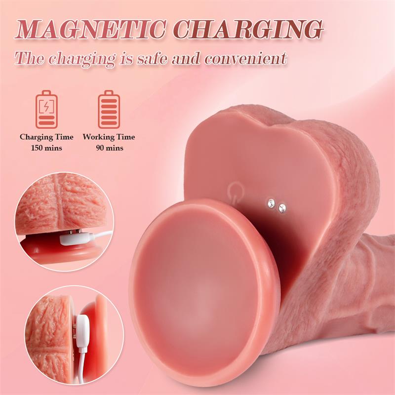 Marshall Dildo Con Thrusting Y Vibración 8
