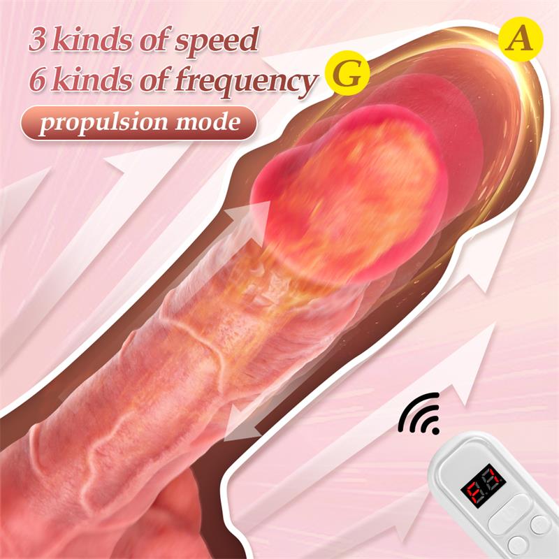 Marshall Dildo Con Thrusting Y Vibración 8