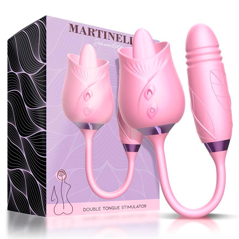 Martinella Lengua Estimuladora Clítoris Y Huevo Con Thrusting