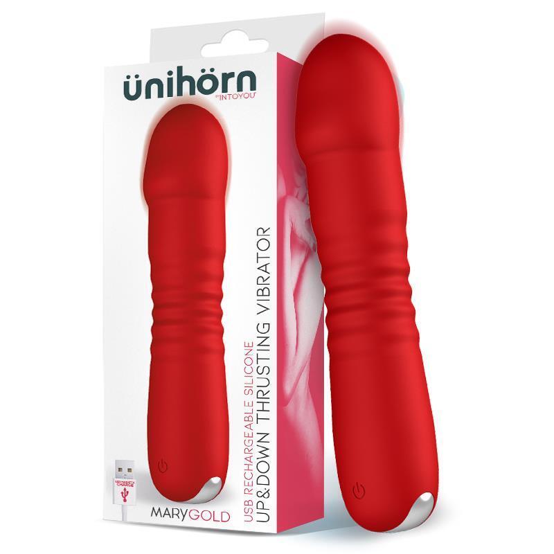 Marygold Estimulador Con Movimiento Thrusting Up & Down Usb Silicona