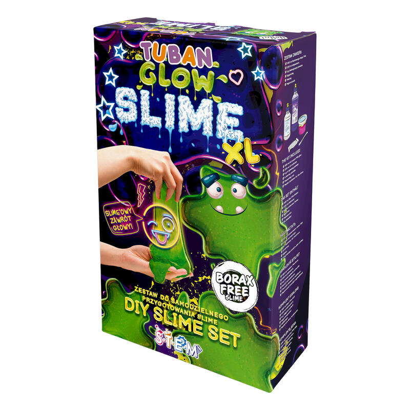 Masa Plastyczna Kit Super Slime - Glow In The Dark Xl