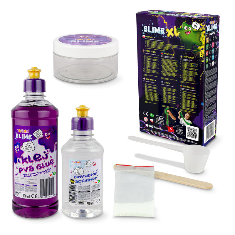 Masa Plastyczna Kit Super Slime - Glow In The Dark Xl