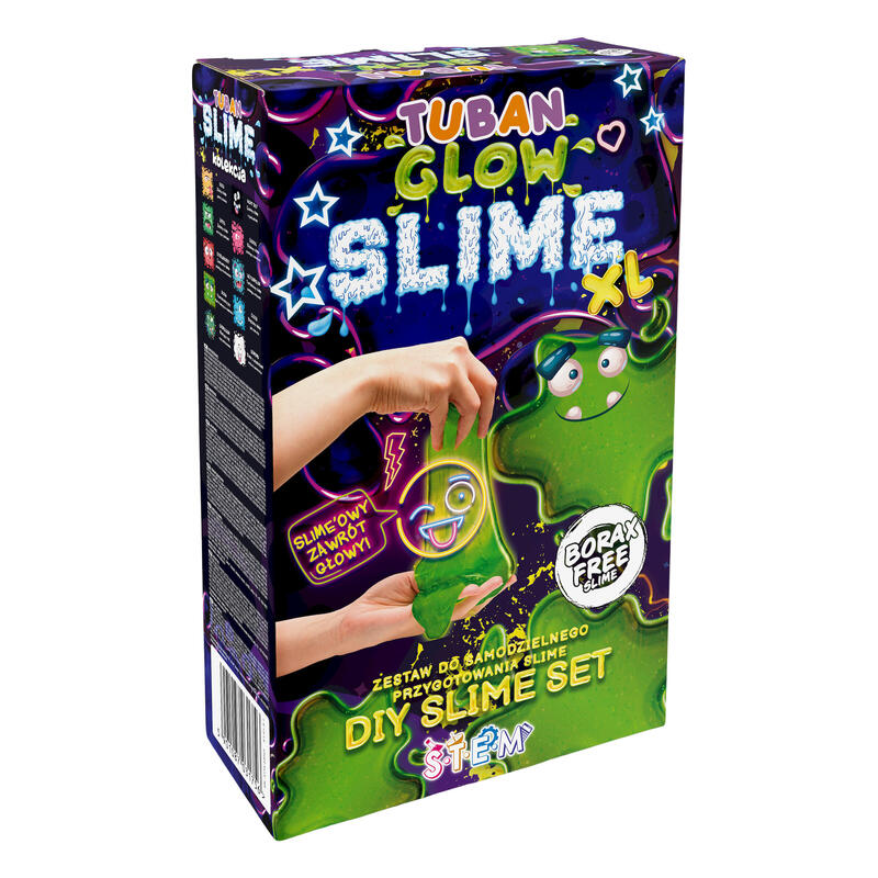 Masa Plastyczna Kit Super Slime - Glow In The Dark Xl