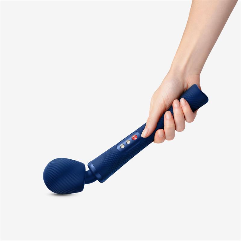 Fun Factory - Vim Wand Rumble Vibrador Recargable Silicona Azul Medianoche