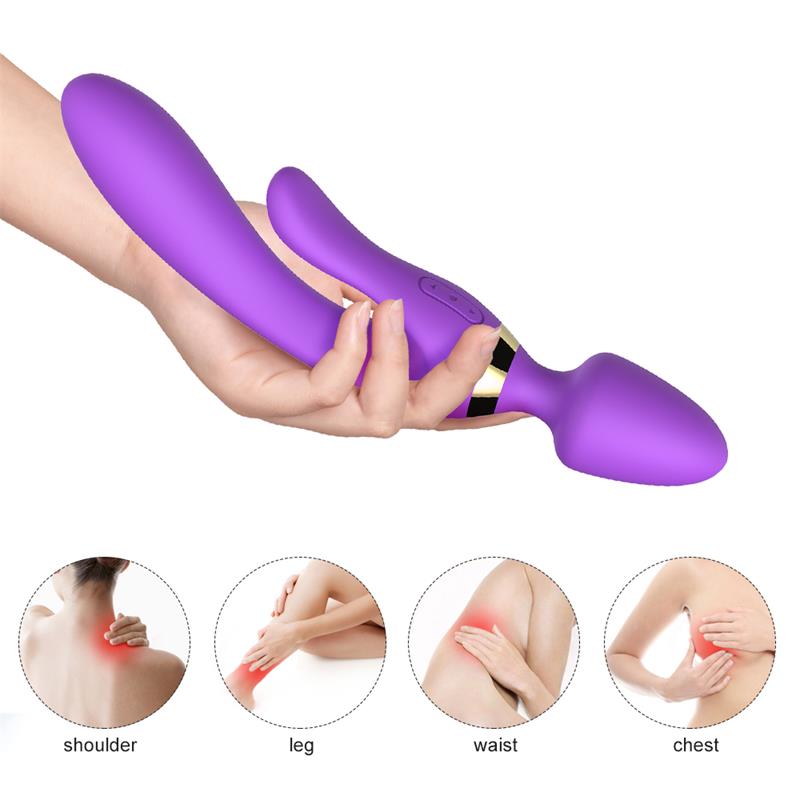Masajeador Y Vibrador Púrpura