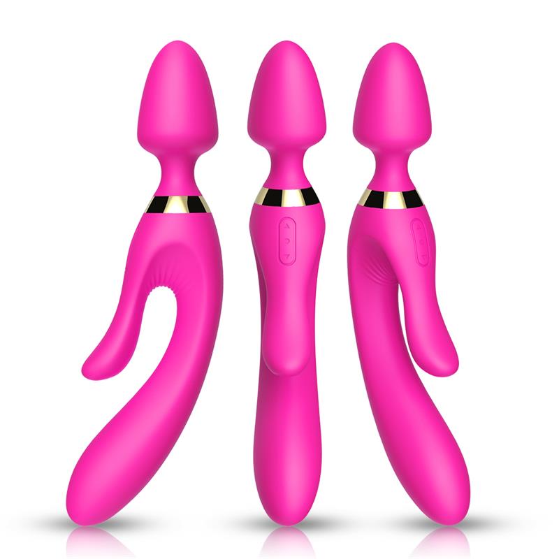 Masajeador Y Vibrador Rosa