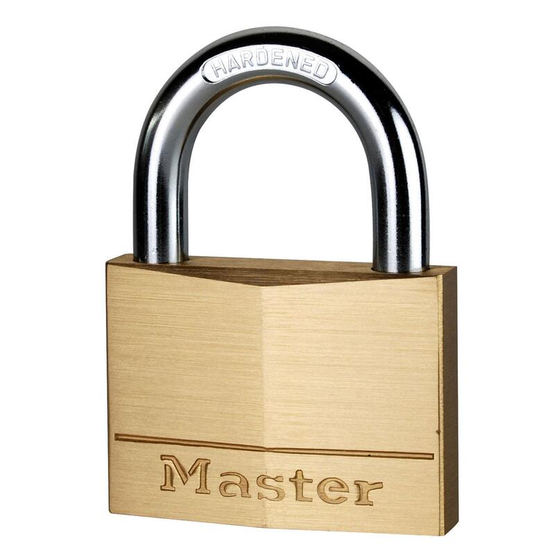 Master Lock 70mm Wide Solid Brass Body Padlock
