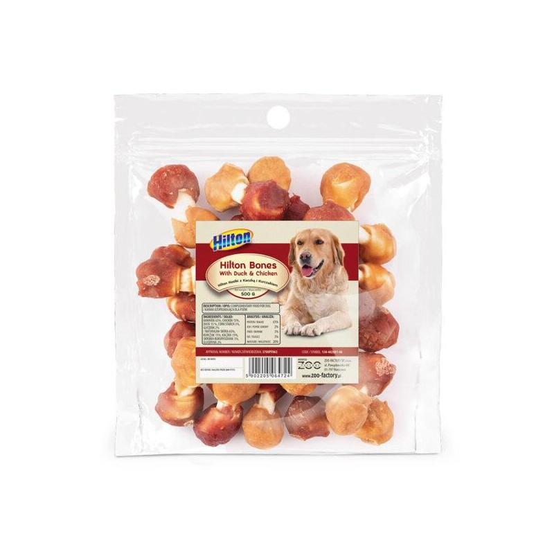 Masticable Para Perros Hilton Bones With Duck And Chicken 500g