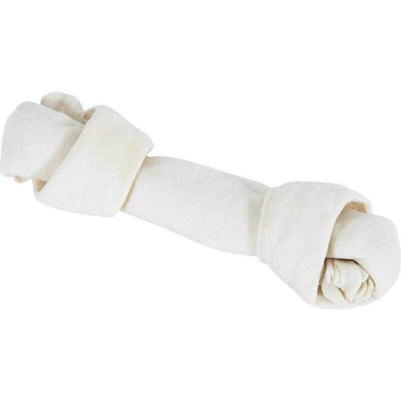 Masticable Para Perros Hueso Blanco Anudado Zolux 140 G