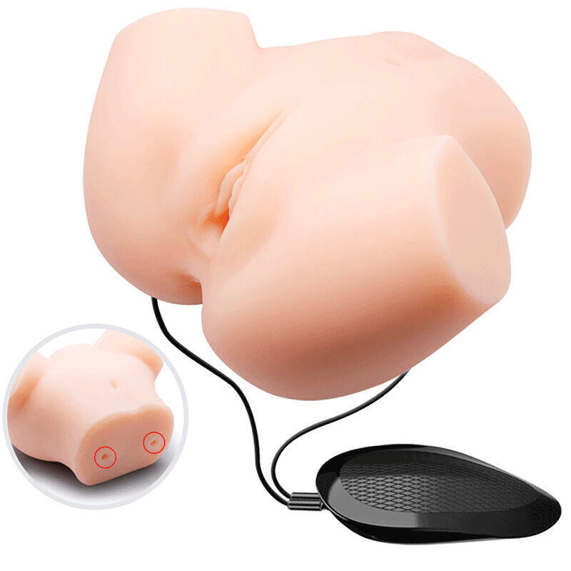 Masturbador Crazy Bull Vagina Y Ano Realisticos Doble Vibracion