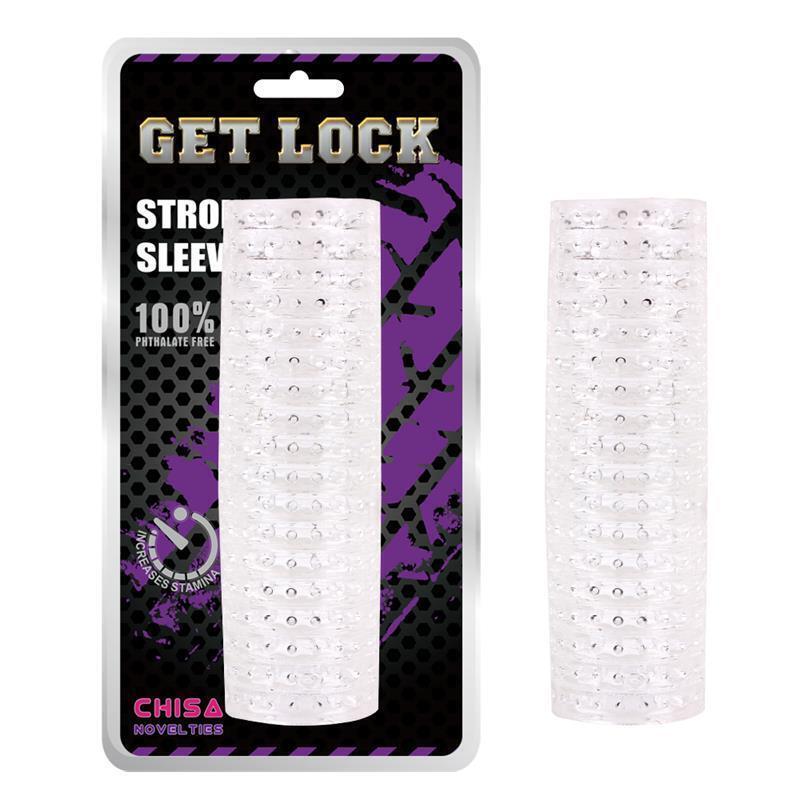 Masturbador Get Lock 13.6 Cm Transparente