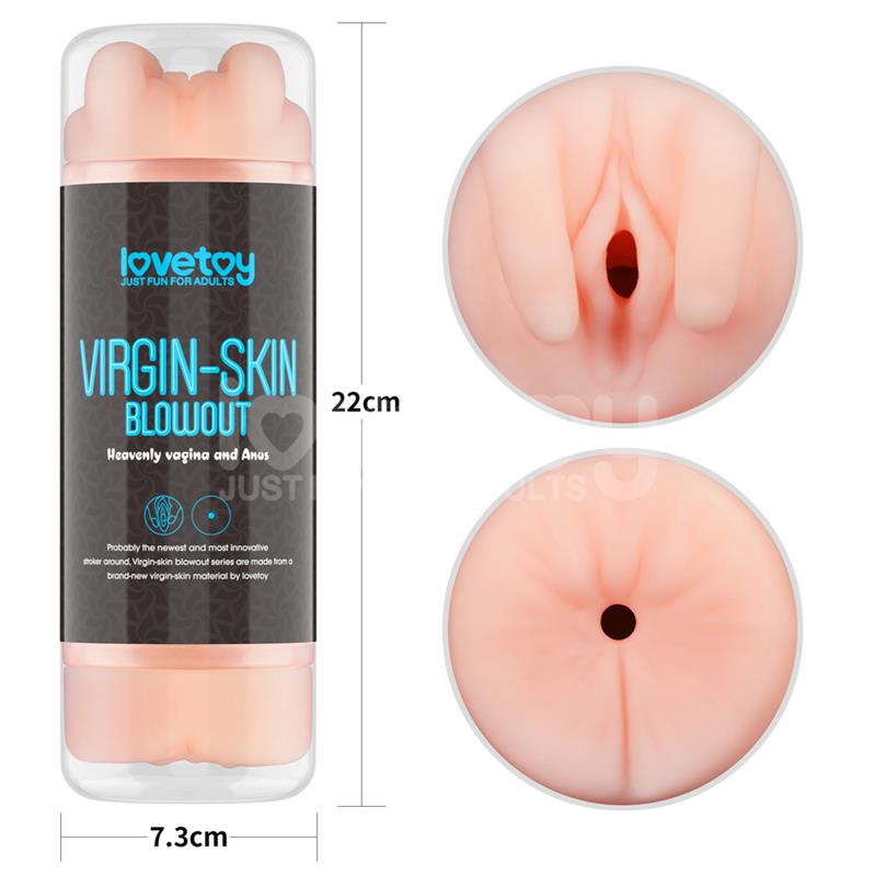 Masturbador Masculino Virgin-Skin Vagina Y Ano