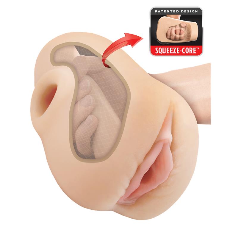 Masturbador Pussy Pounder Squeeze 18 Cm