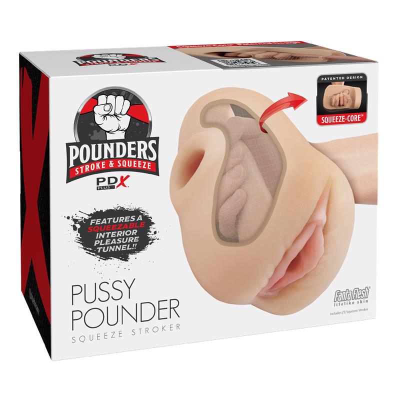 Masturbador Pussy Pounder Squeeze 18 Cm