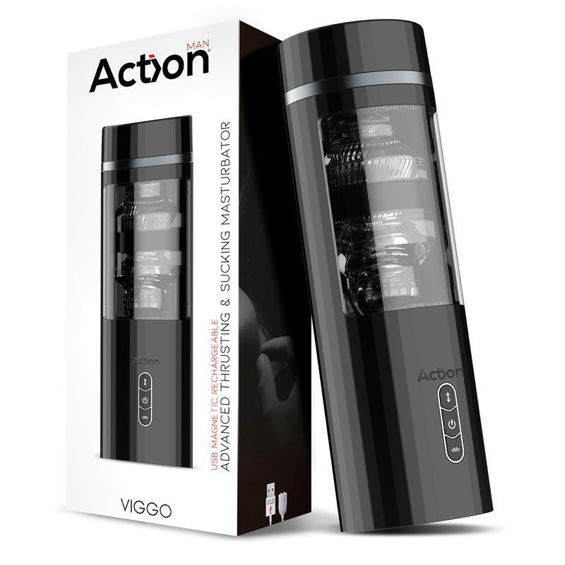 Masturbador Viggo Advanced Con Up And Down Y Succión Usb