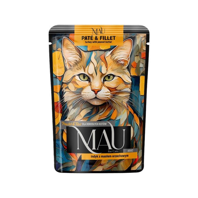 Mau Pate And Fillet Turkey With Peanut Butter - Comida Húmeda Para Gatos - 85g