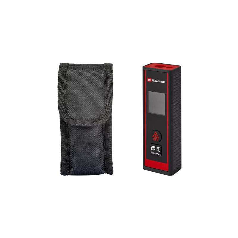 Medidor De Distancia Láser Einhell Tc-Ld 40 R, Telémetro Negro/Rojo, Distancias De 5 Cm A 40 Metros 2270078