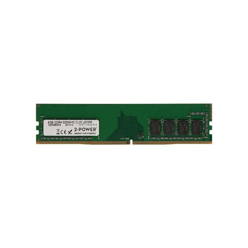 Memoria 2-Power 8gb Ddr4 3200mhz Cl22 Dimm 2p-9cxf2
