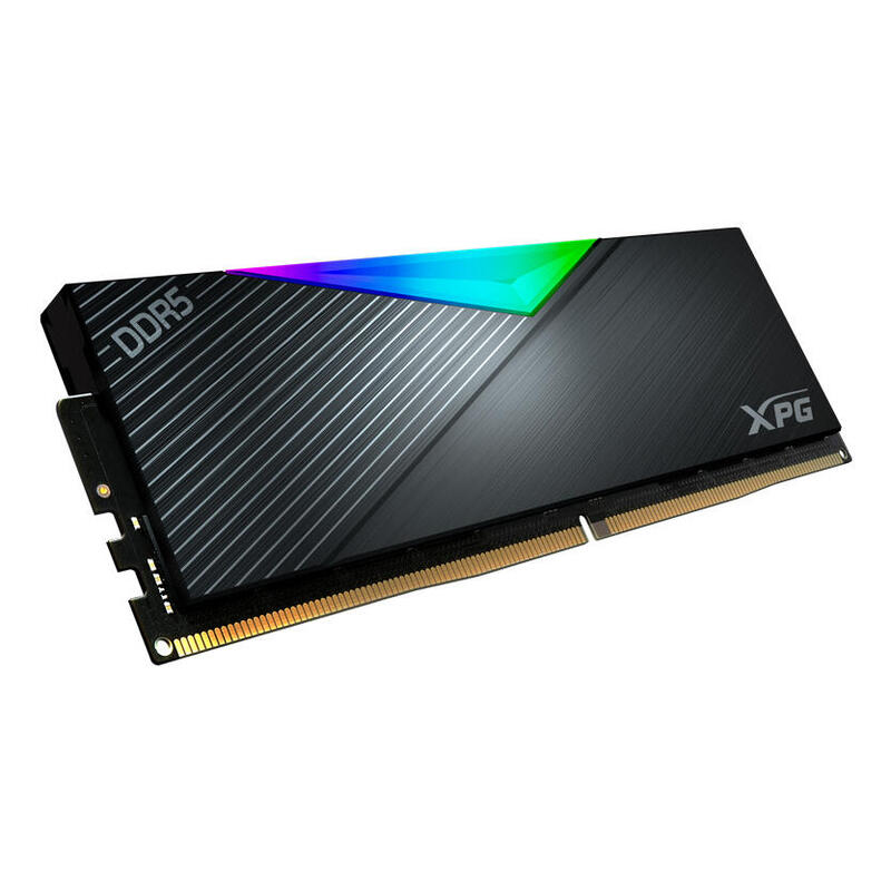 Memoria Adata Dimm 32 Gb Ddr5-8000 (2x 16 Gb) Ax5u8000c3816g-Dclarbk, Xpg Lancer Rgb, Intel Xmp, Amd Expo Ax5u8000c3816g-Dclarbk