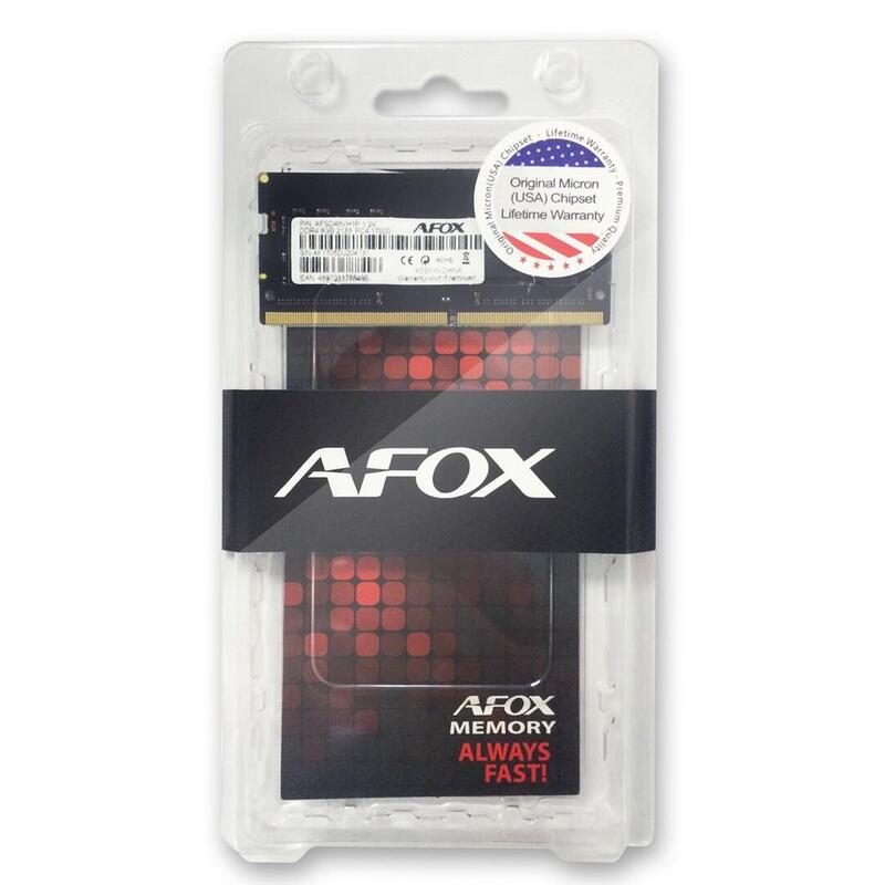 Memoria Afox So-Dimm Ddr4 8gb 2400mhz Afsd48ek1p