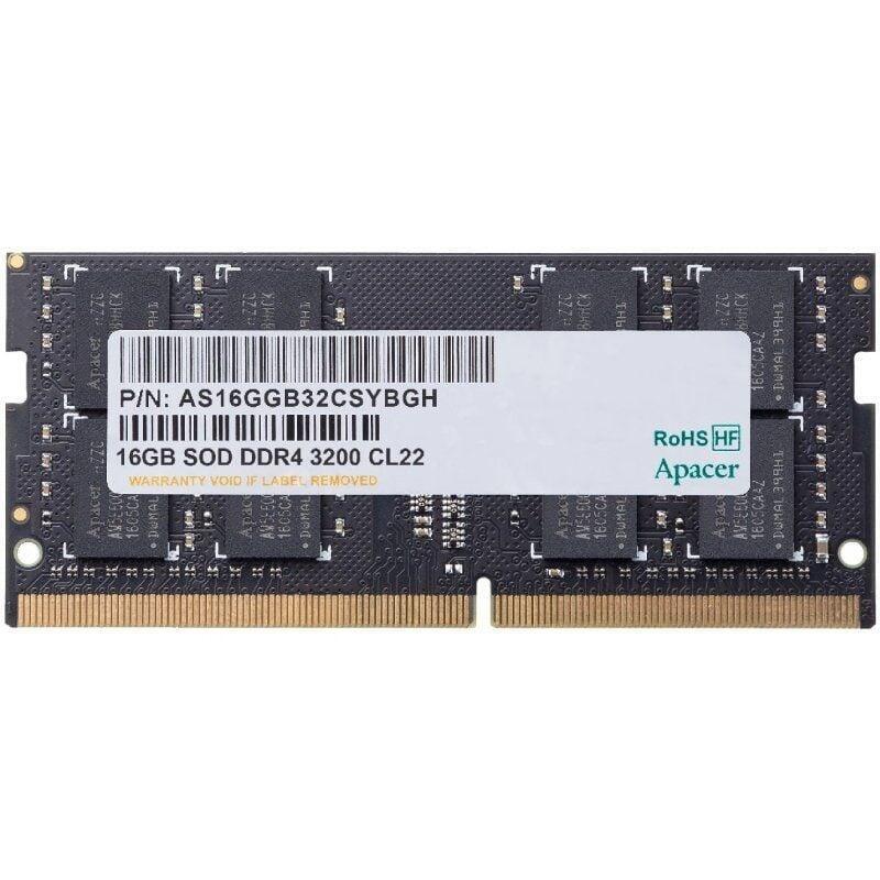 Memoria Apacer As16ggb32csybgh 16gb Ddr4 3200mhz 1.2v Cl22 Sodimm