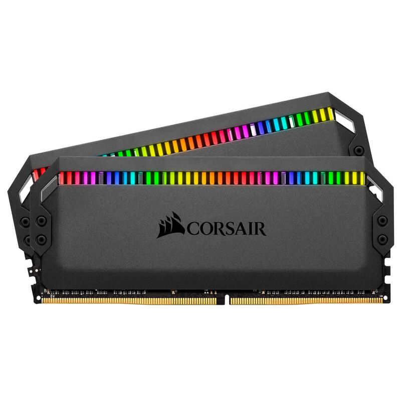 Memoria Ram Corsair Ddr4 16gb 2x8gb Pc 3600 Dominator Platinum Rgb Black Corsair Dominator Platinum Rgb, 16 Gb, 2 X 8 Gb, Ddr4, 3600 Mhz, 288-Pin Dimm