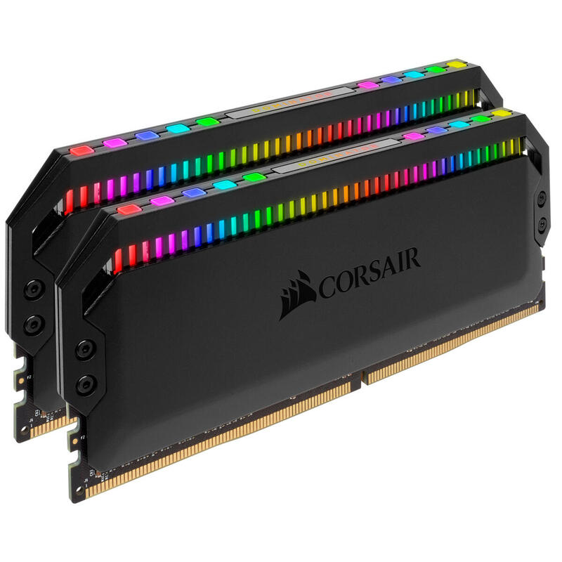 Memoria Ram Corsair Ddr4 16gb 2x8gb Pc 3600 Dominator Platinum Rgb Black Corsair Dominator Platinum Rgb, 16 Gb, 2 X 8 Gb, Ddr4, 3600 Mhz, 288-Pin Dimm