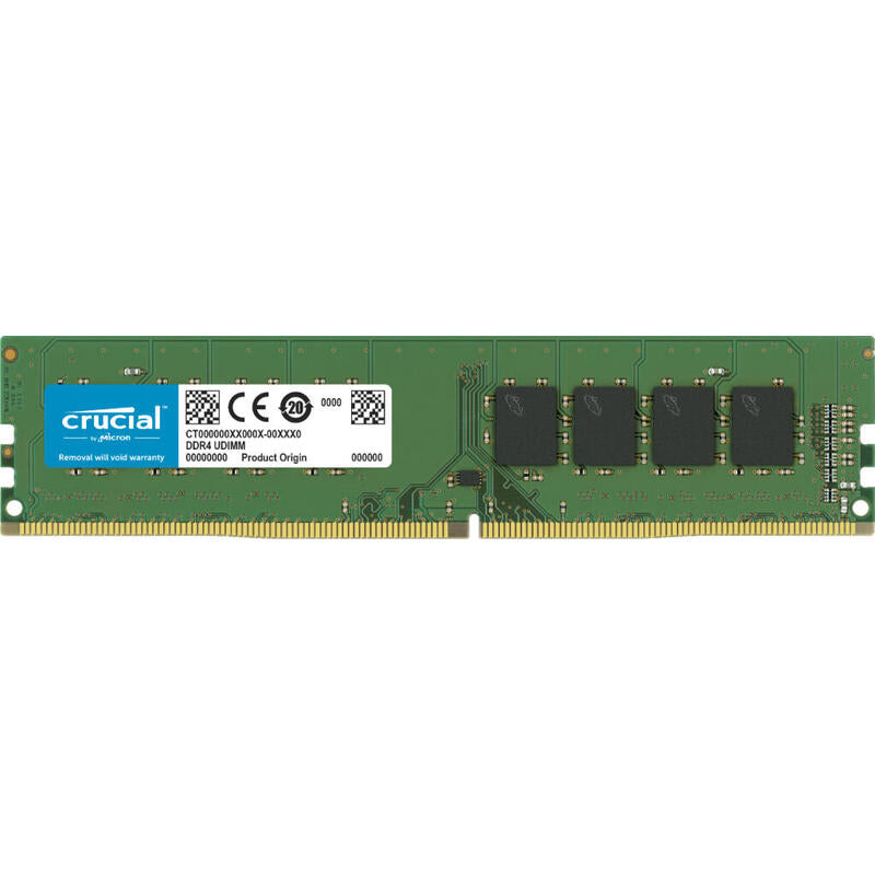 Memoria Ram Crucial Ddr4 8gb Pc2666 C19 1x8gb, Crucial, Single Rank