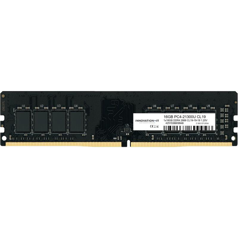 Memoria Ram Innovation Ddr4 16gb 2666 It Cl19-19-19 1.20v Ld 8-Chip