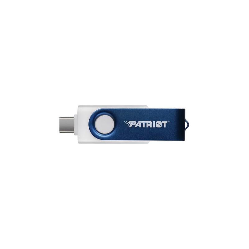 Memoria Usb Patriot Xporter X550 128gb Azul/Blanco, Usb-A Y Usb-C 3.2 Gen 1 Ps128gx550aad
