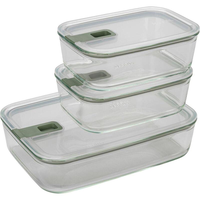 Mepal Easy Clip Frischhaltedose 3-Tlg, Nordic Sage