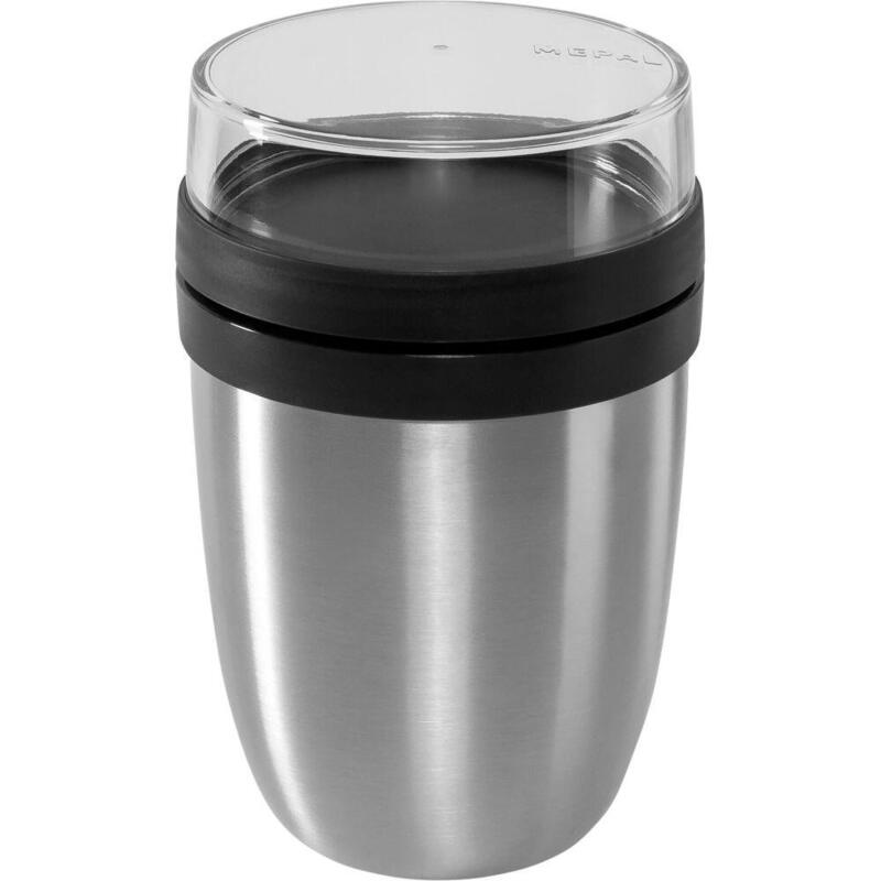 Mepal Thermo-Lunchpot Ellipse Edelstahl Nordic Black 500+200ml