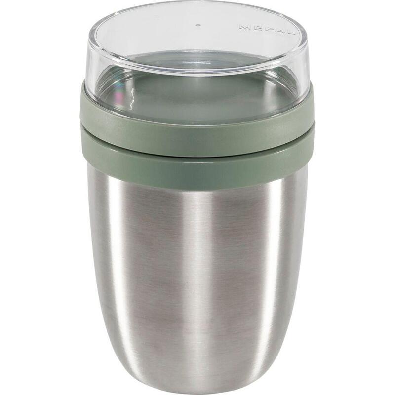 Mepal Thermo-Lunchpot Ellipse Edelstahl Nordic Sage 500+200ml