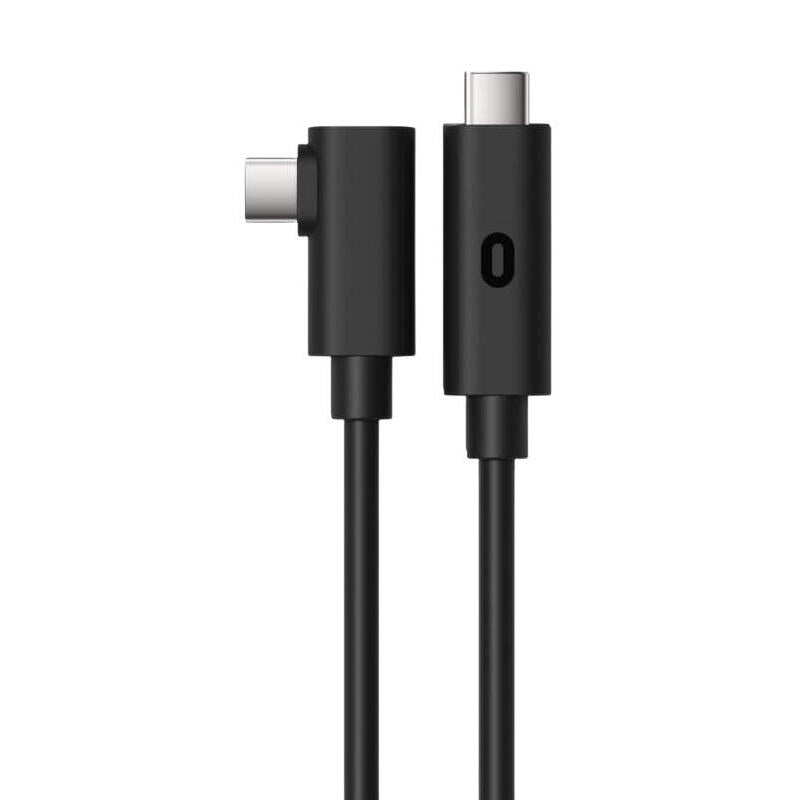 Meta Link Cable Para Cascos De Realidad Virtual Usb-C (M) Acodado A Usb-C (M) Recto Usb 3.2 Gen 1 3 A 5 M Negro Para Meta Quest Quest 2 Quest 3 Quest 3s Quest Pro